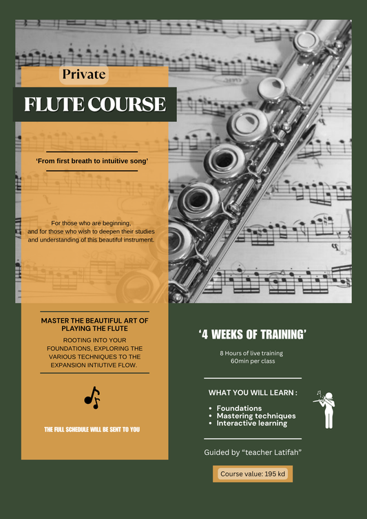 Flute course for beginners 🪈